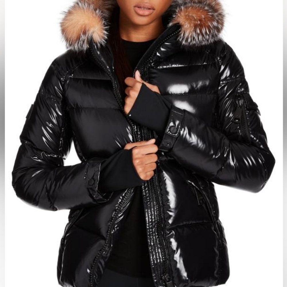 SAM. New York | Blake Fur-Trim Down Puffer Jacket - XS